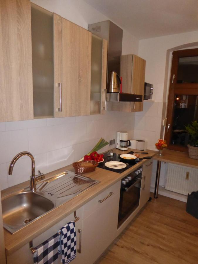 Weiss-Ferienwohnung Quedlinburg Buitenkant foto